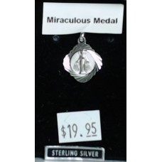 Miraculous Medal Sterling Silver